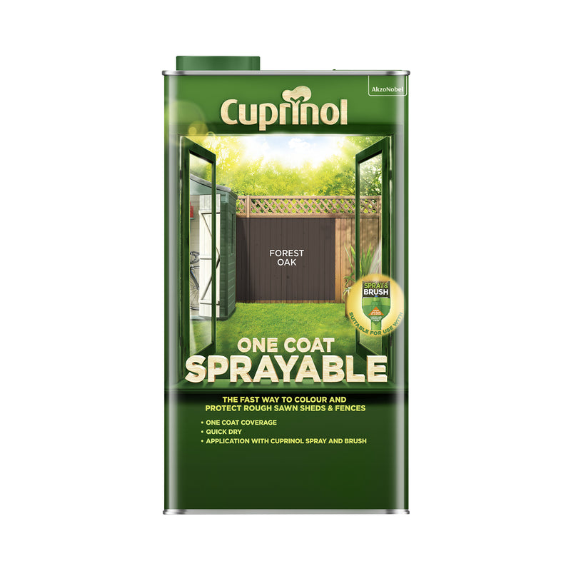 Cuprinol Spray & Fence Treatment Forest Oak 5L