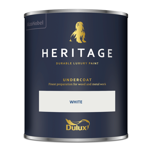 Dulux Heritage Quick Drying Primer & Undercoat White 750ml
