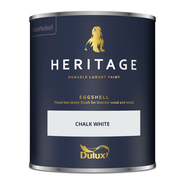 Dulux Heritage Eggshell Chalk White 750ml