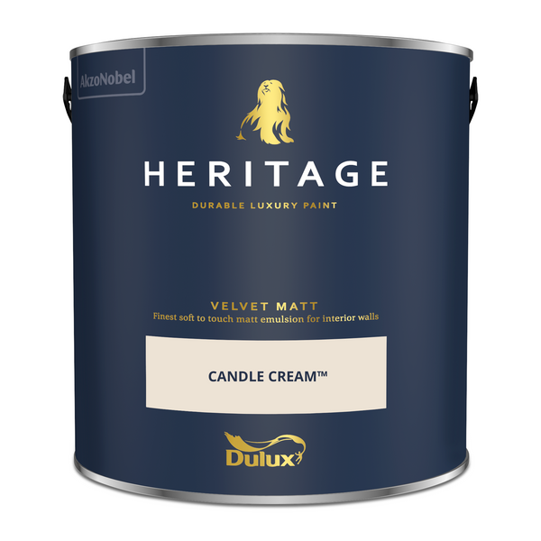 Dulux Heritage Velvet Matt Candle Cream 2.5L