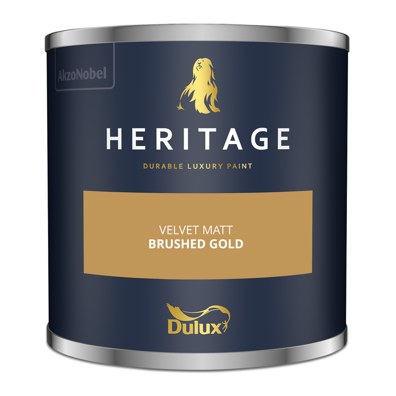 Dulux Heritage Tester Brushed Gold 125ml