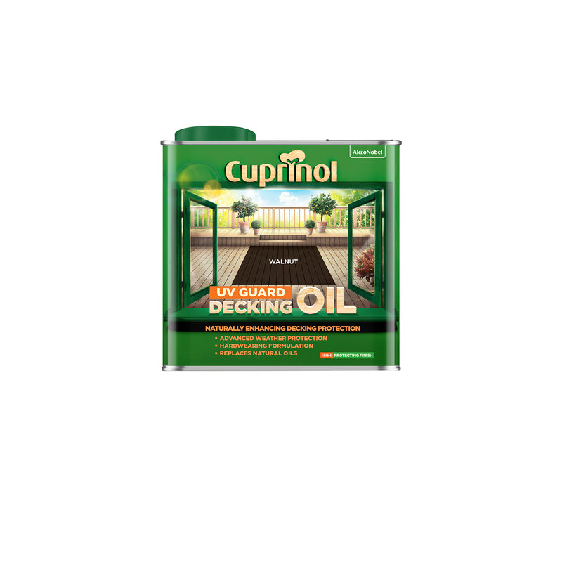 Cuprinol UV Guard Decking Oil Walnut 2.5L
