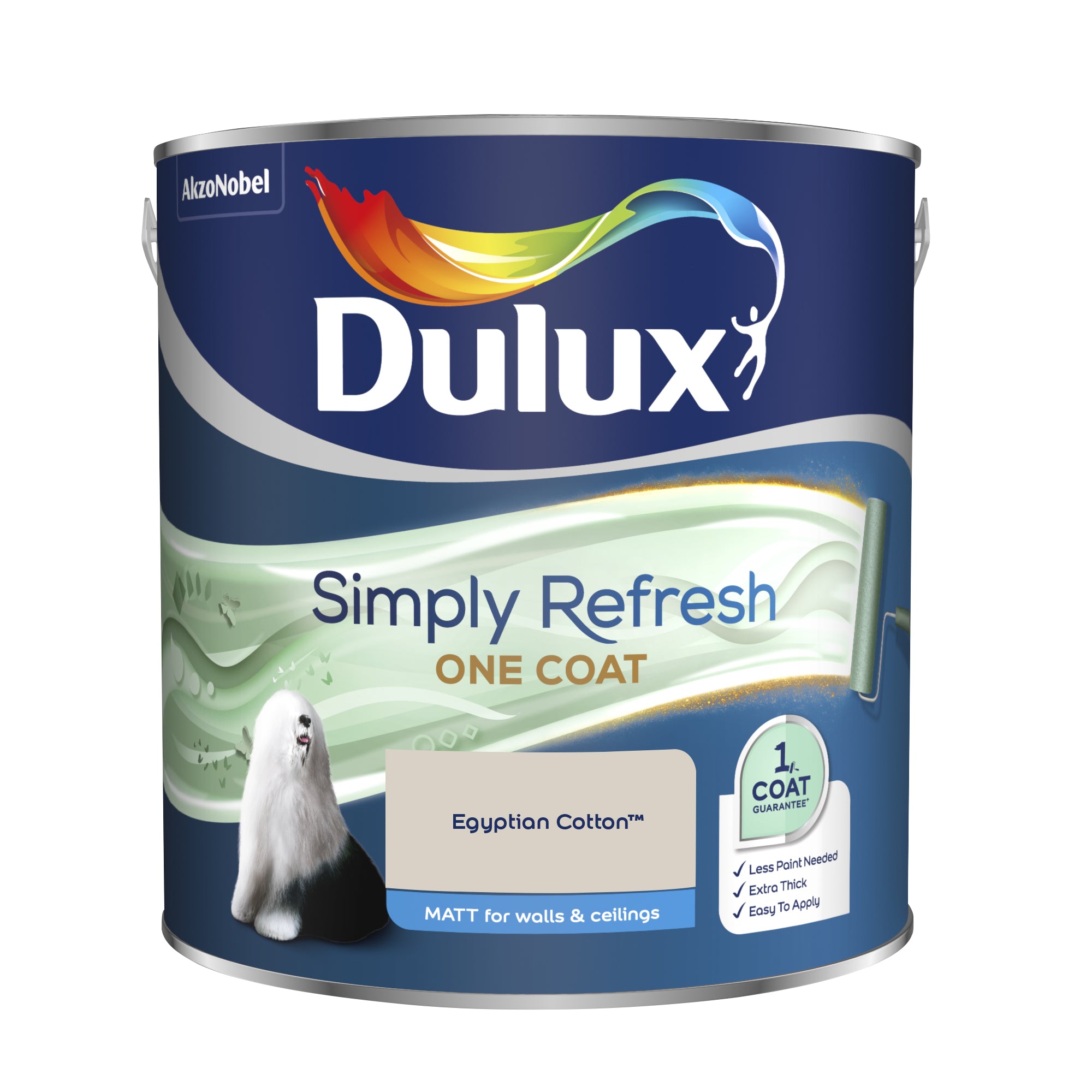 Dulux Simply Refresh One Coat Matt Egyptian Cotton 2.5L