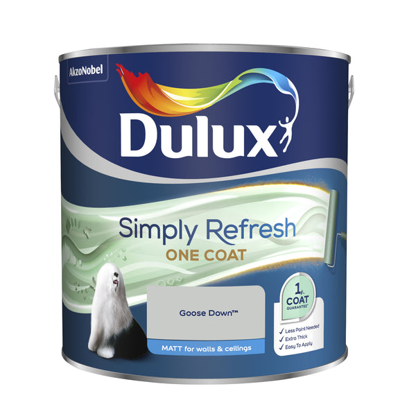 Dulux Simply Refresh One Coat Matt Goose Down 2.5L