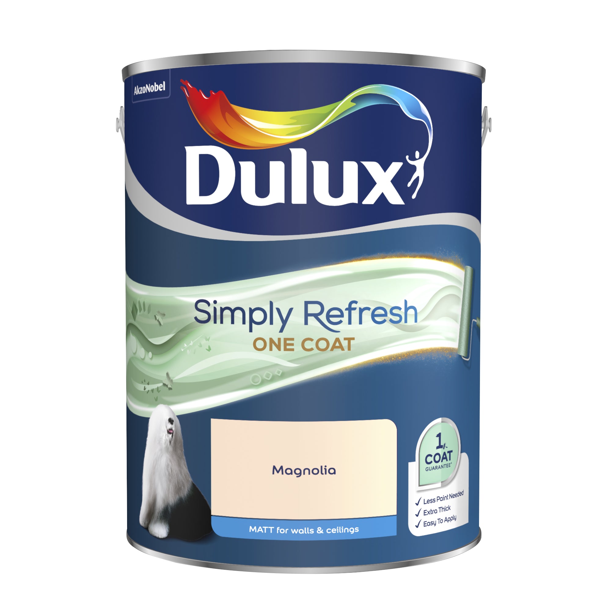 Dulux Simply Refresh One Coat Matt Magnolia 5L