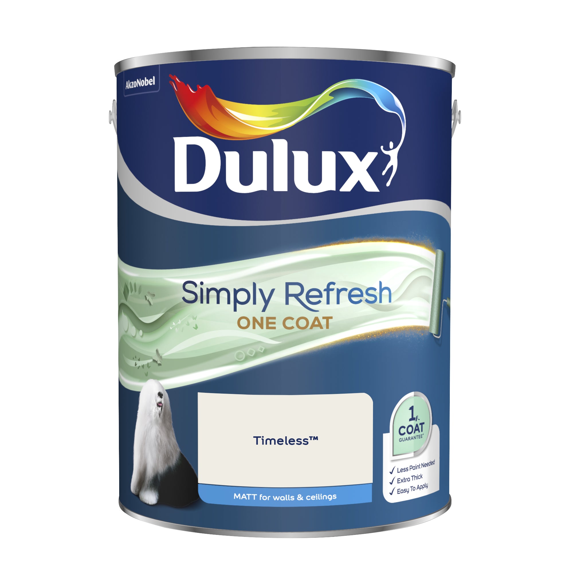 Dulux Simply Refresh One Coat Matt Timeless 5L