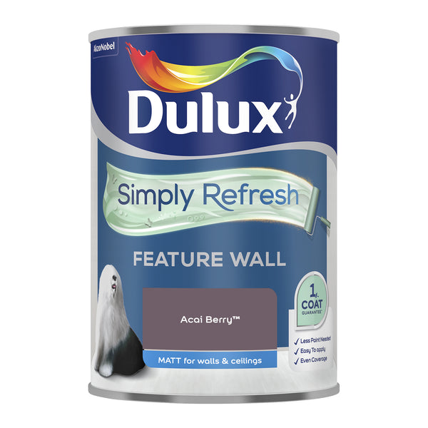Dulux Simply Refresh One Coat Feature Wall Acai Berry 1.25L