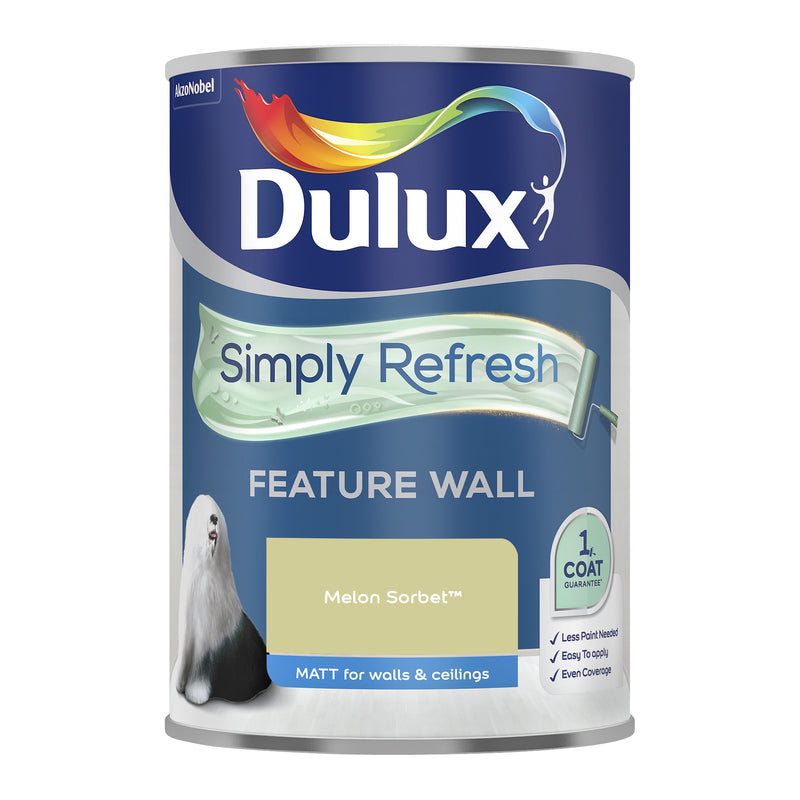 Dulux Simply Refresh One Coat Feature Wall Melon Sorbet 1.25L