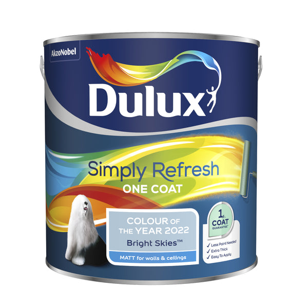 Dulux Simply Refresh One Coat Matt Bright Skies 2.5L
