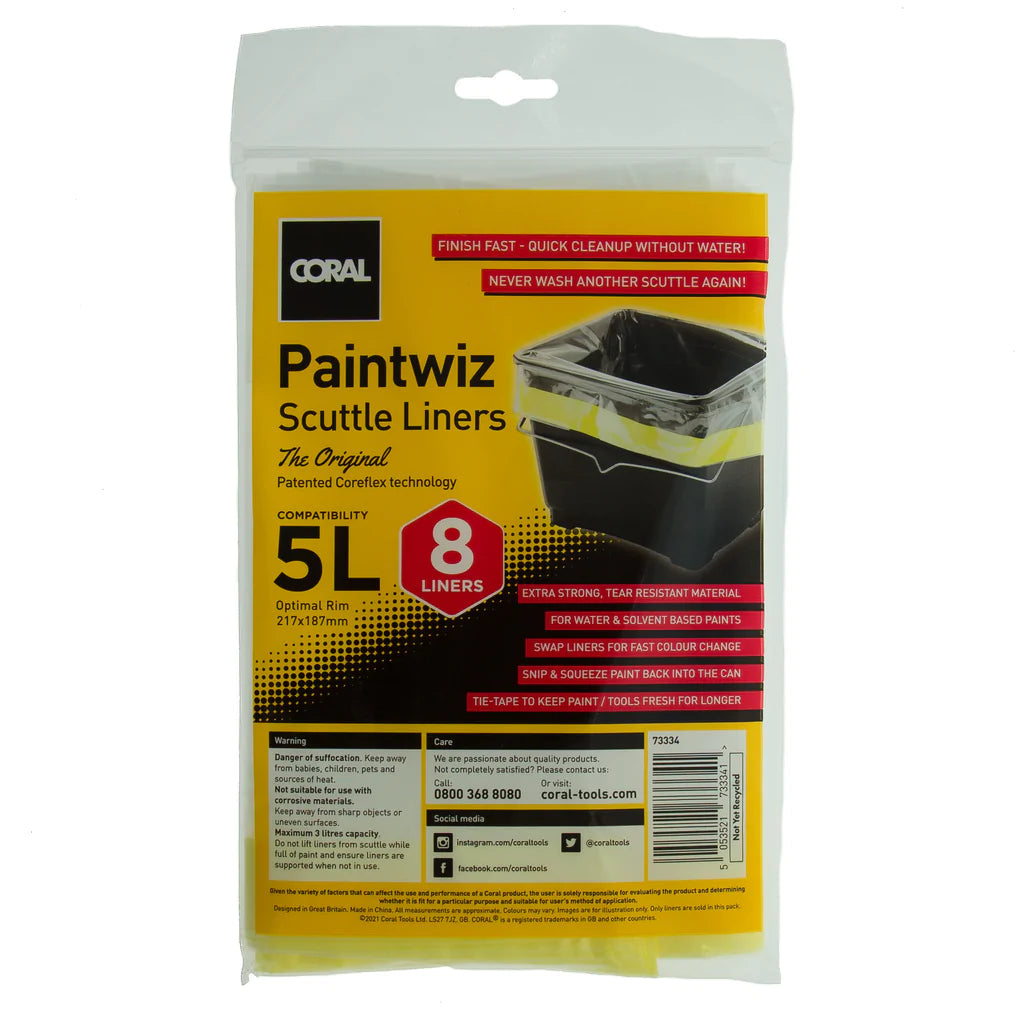 Coral Paintwiz Scuttle Liners (Box of 10)