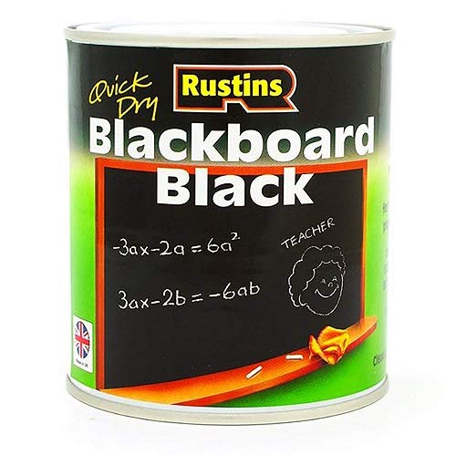 Rustins Quick Drying Blackboard Black 250ml/500ml/1L/2.5L