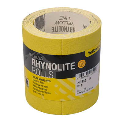 Indasa Rhynolite Yellow Roll Sandpaper 5m