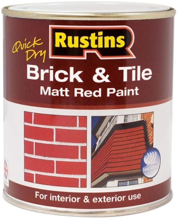 Rustins Quick Dry Brick & Tile Matt Red 250ml/500ml/1L/2.5L