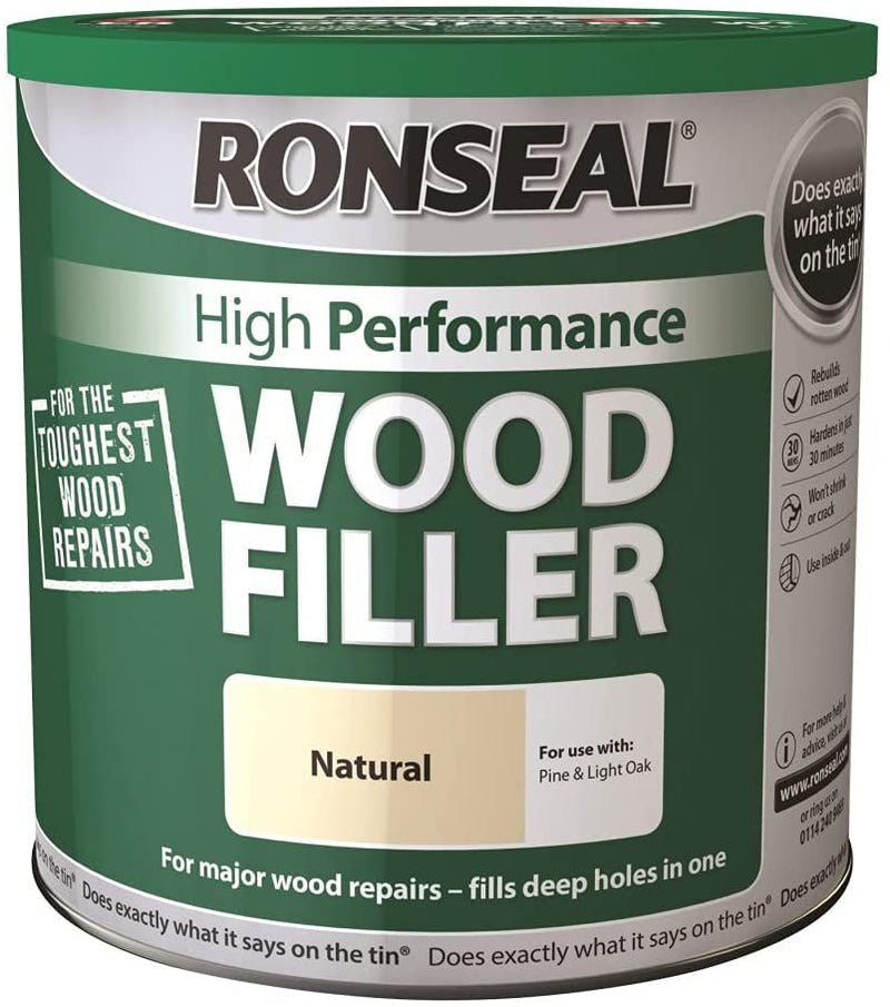 Ronseal High Performance Wood Filler Natural 3.7kg