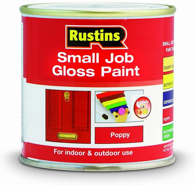 Rustins Quick Drying Small Job Gloss Poppy 250ml