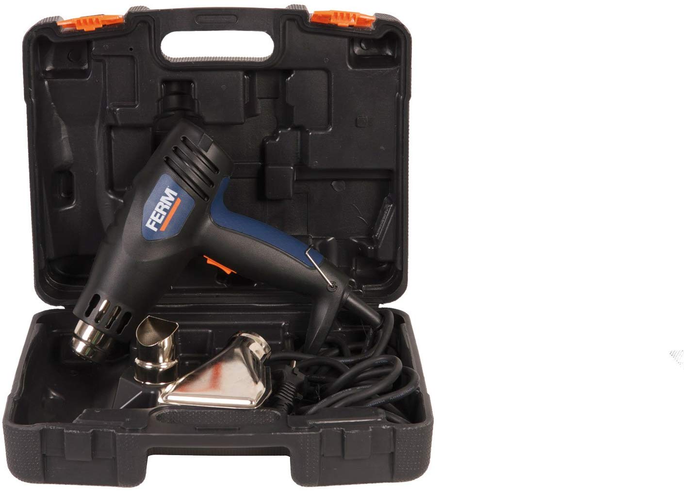Ferm Hot Air Gun 2000W/ 240V with Nozzles and Storage Case