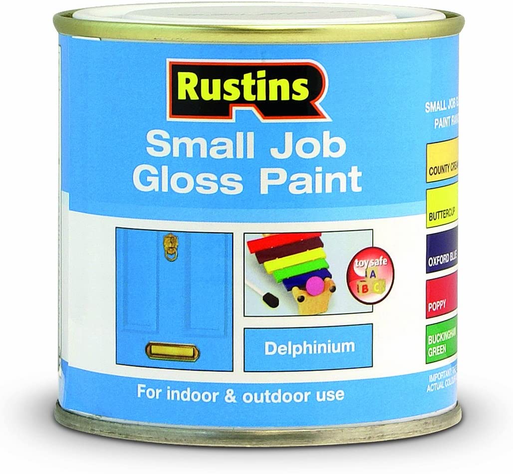 Rustins Quick Drying Small Job Gloss Delphinium 250ml