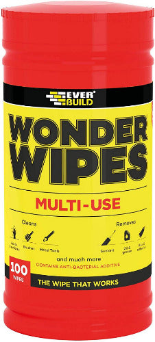 Everbuild Multi-Use Wonder Wipes Tub (100)