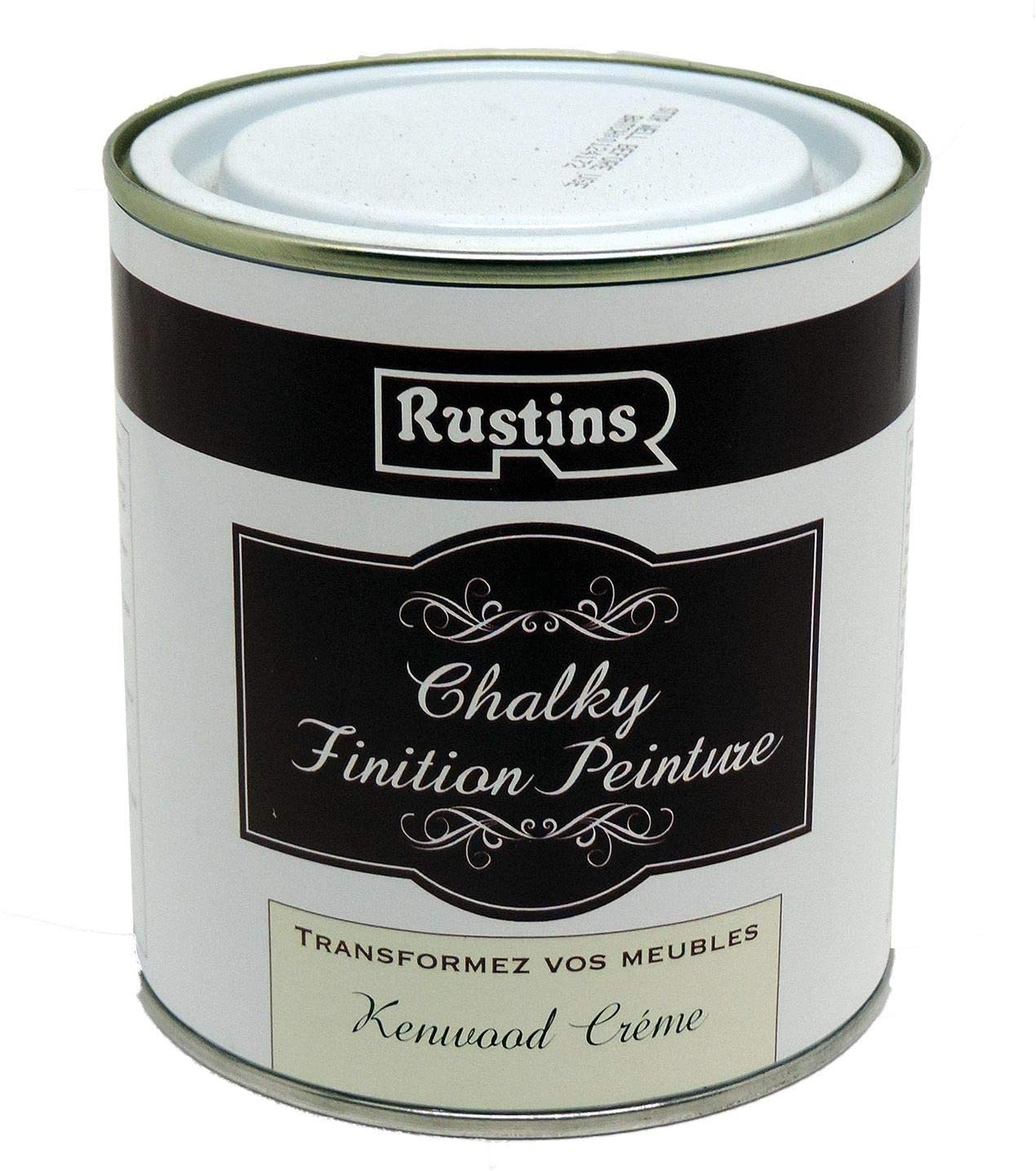Rustins Chalky Finish Paint Kenwood Cream 250ml/500ml