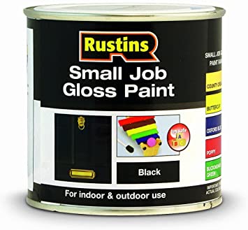 Rustins Quick Drying Small Job Gloss Black 250ml
