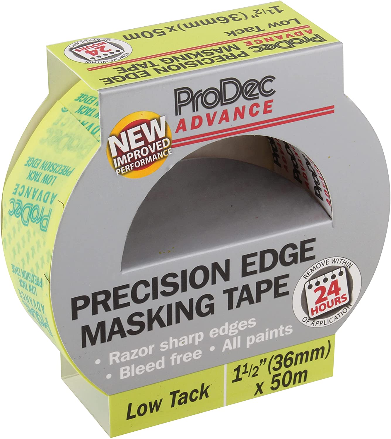 Prodec Advance Precision Edge Low Tack Masking Tape 36mm x 50m