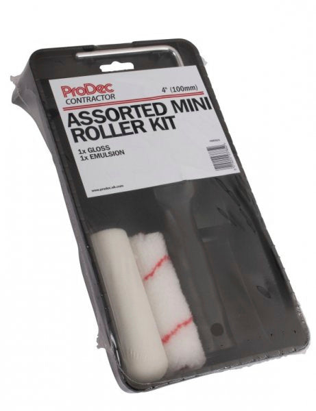 ProDec Contractor Assorted Mini Roller Kit 4"