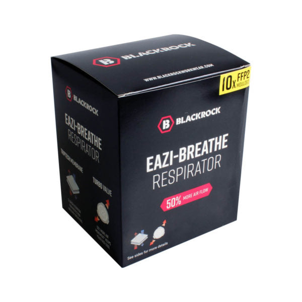Blackrock Eazi-Breath FFP2 Valve Moulded Respirator (Box of 10)