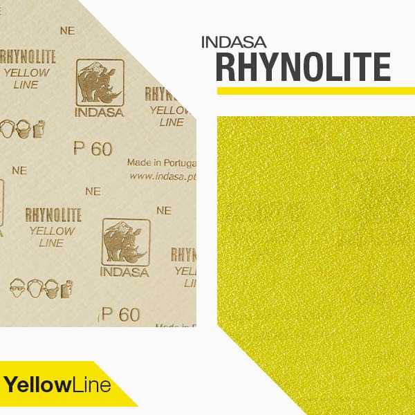 Indasa Rhynolite Yellow Roll Sandpaper 5m (Box of 10)