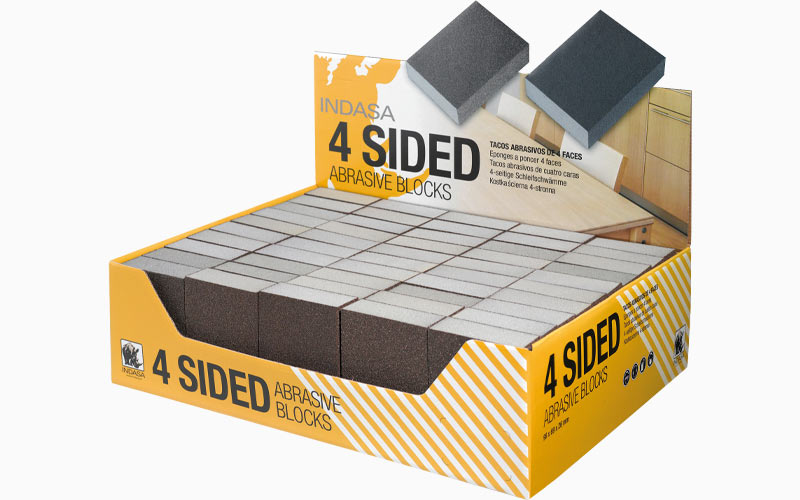 Indasa 4-Sided Sanding Blocks