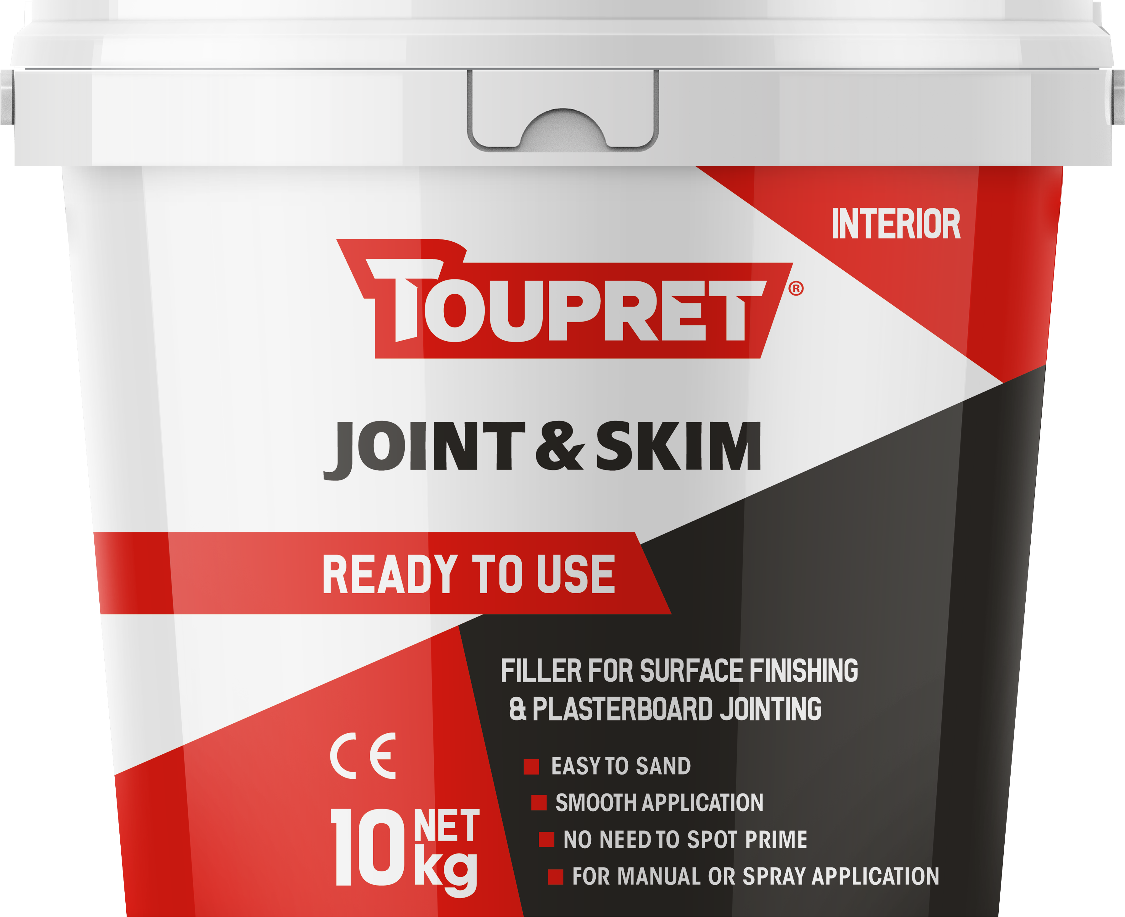 Toupret Joint & Skim - Ready to Use 10kg NEW!
