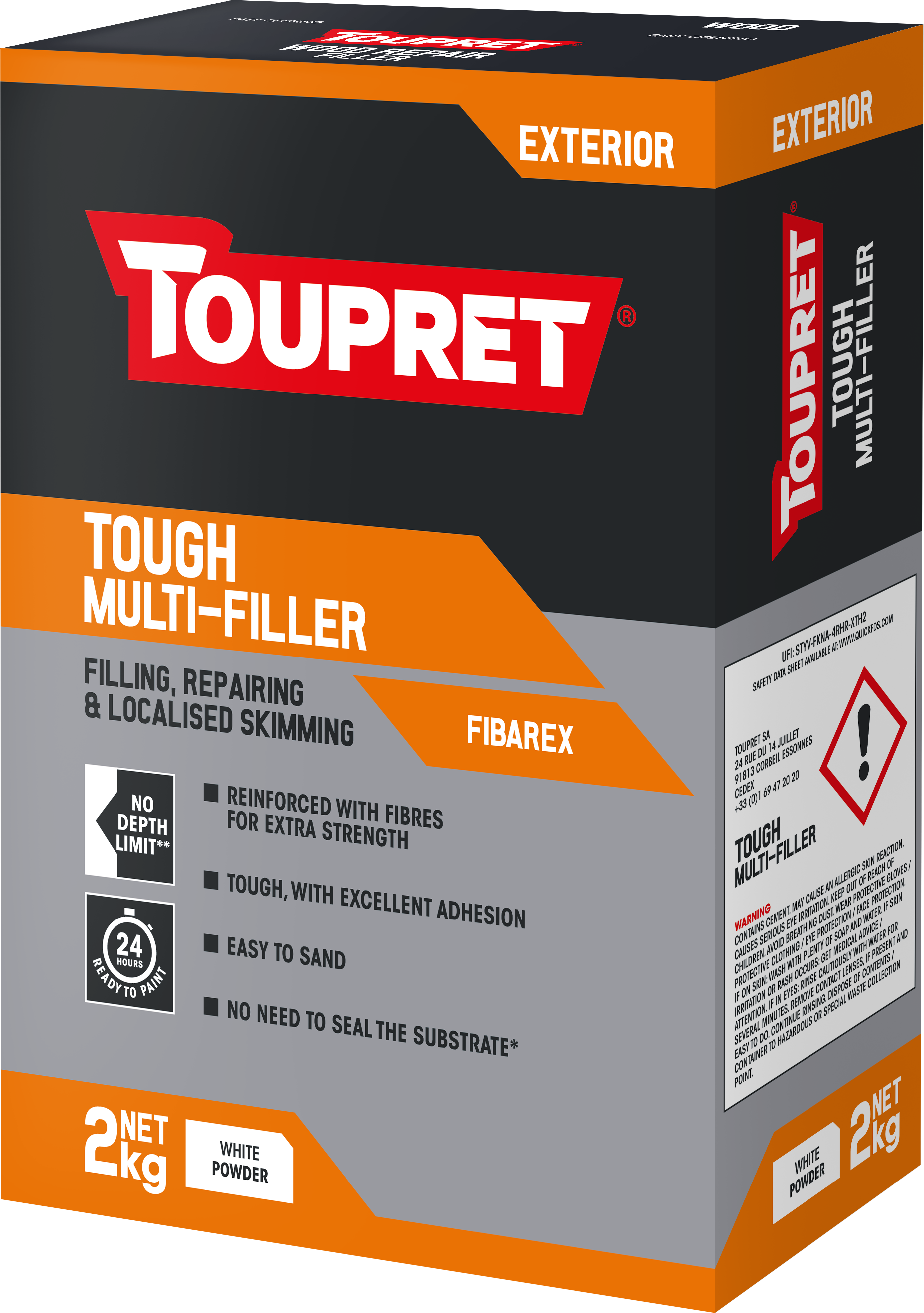 Toupret Tough Multi-Filler (Fibarex) 2kg