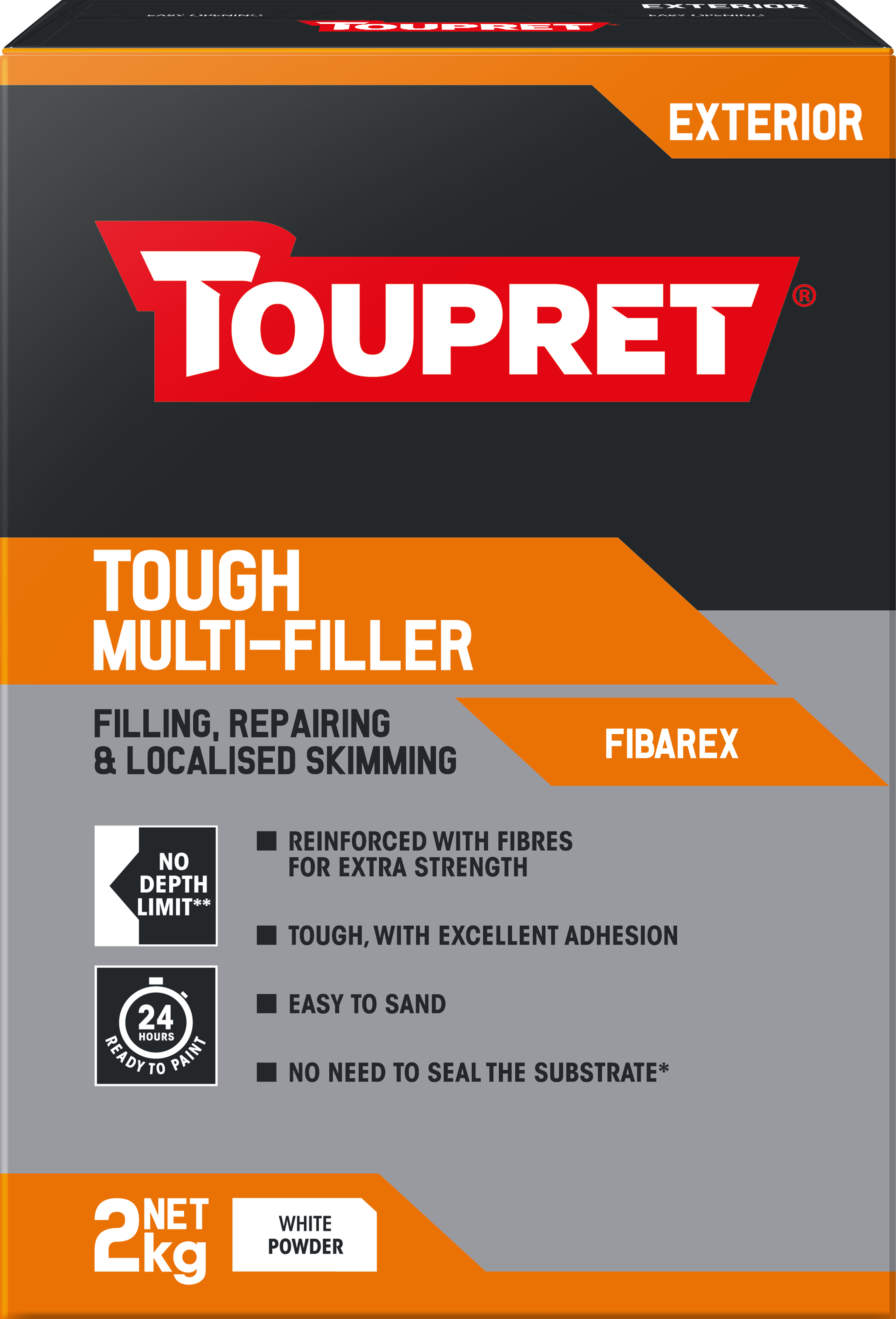 Toupret Tough Multi-Filler (Fibarex) 2kg