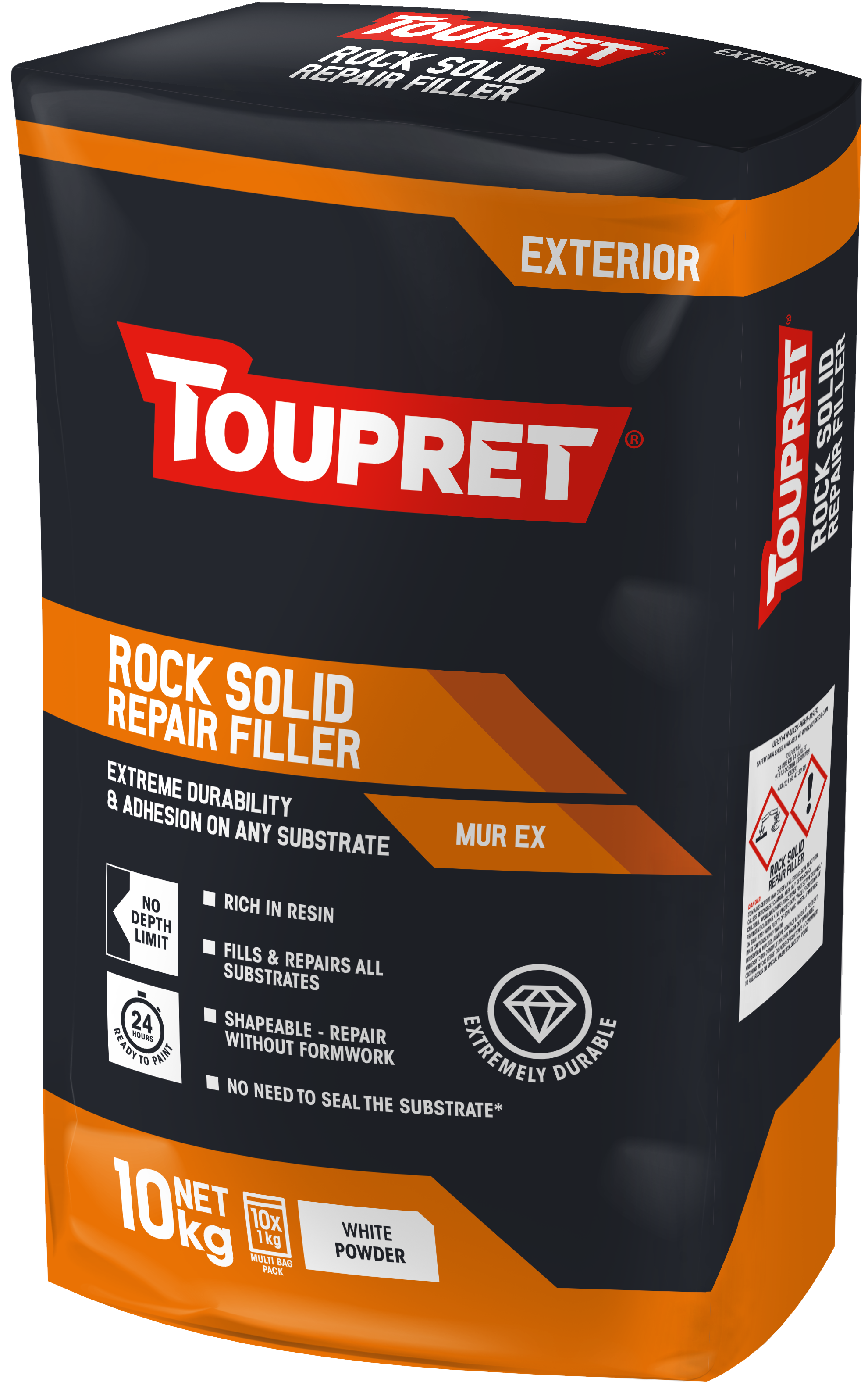Toupret Rock Solid Repair Filler (Murex) 10kg