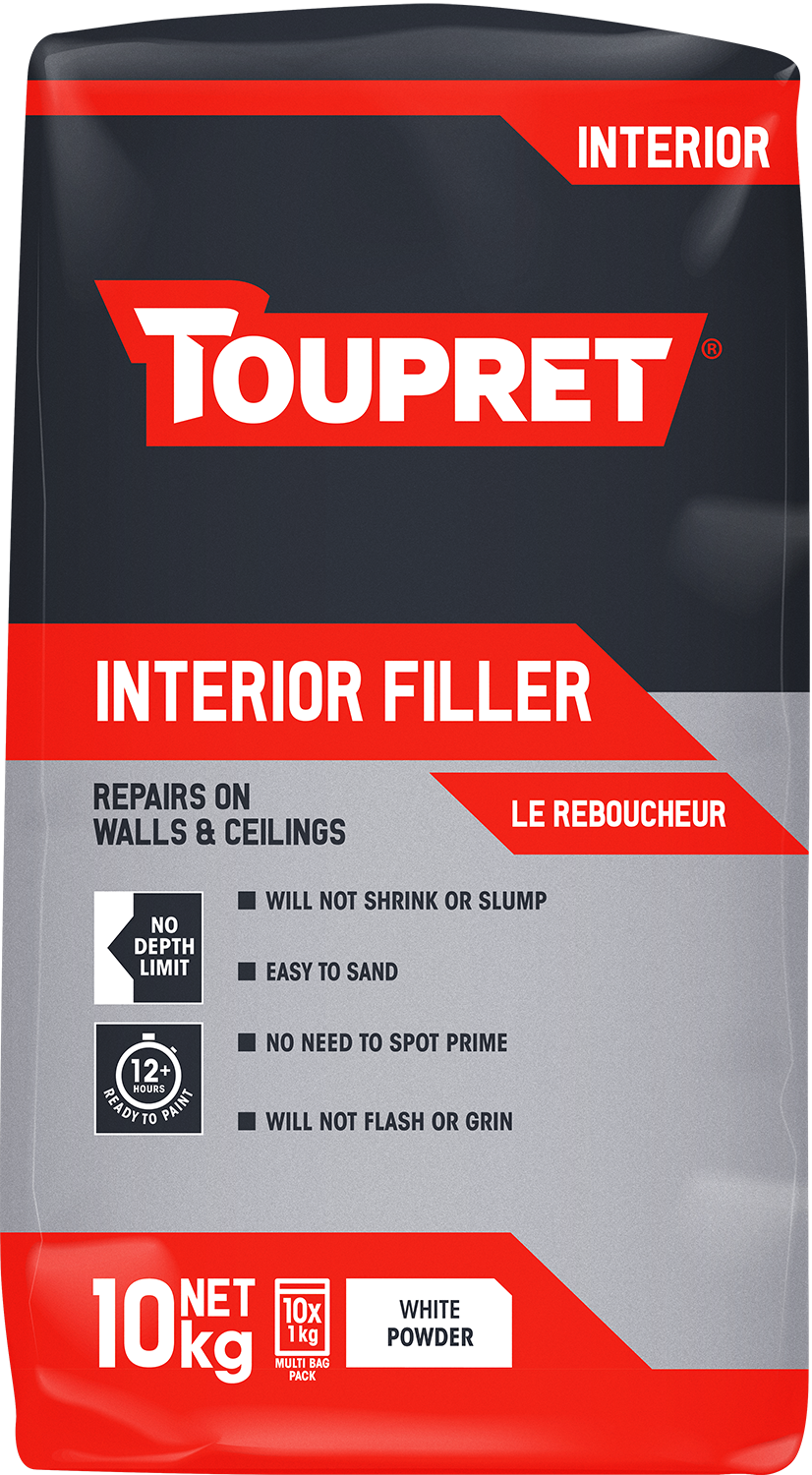 Toupret Interior Filler (Le Reboucheur) 10x 1kg bag in bag