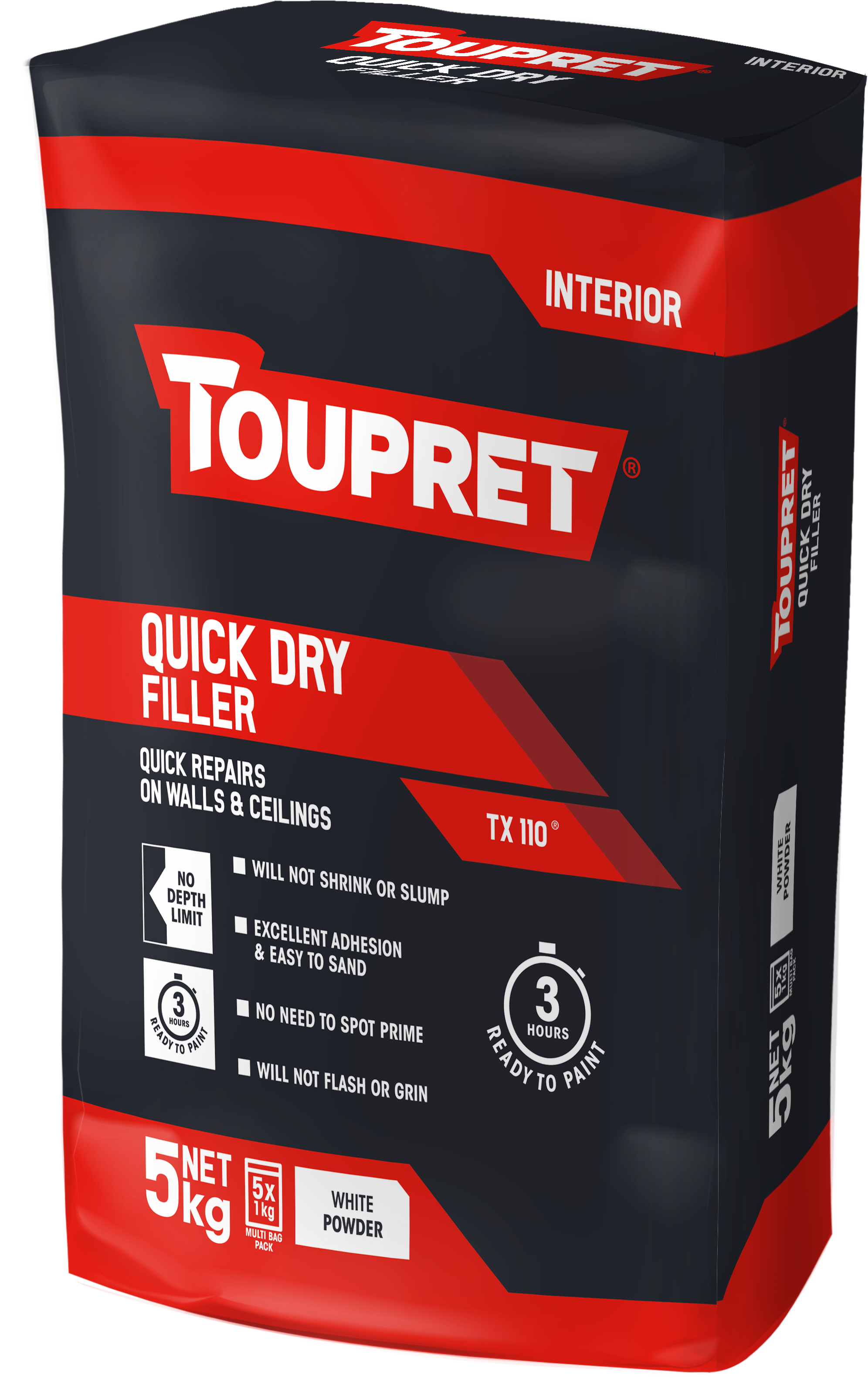 Toupret Quick Dry Filler (TX 110) 5x 1kg bag in bag