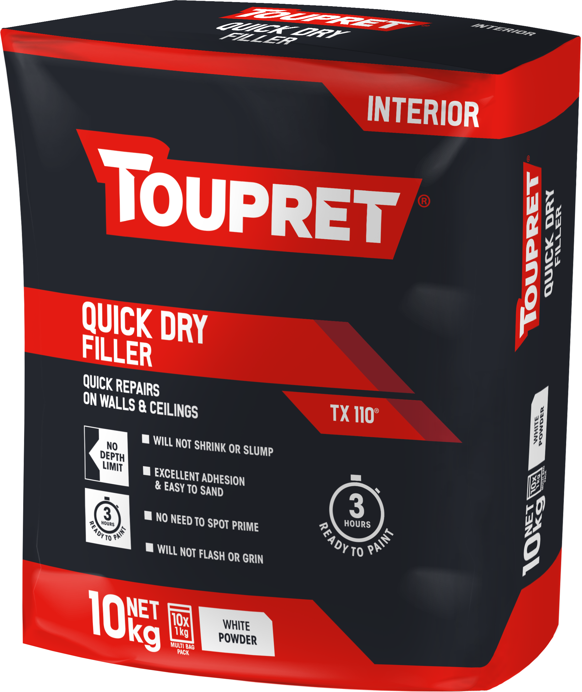 Toupret Quick Dry Filler (TX 110) 10x 1kg bag in bag