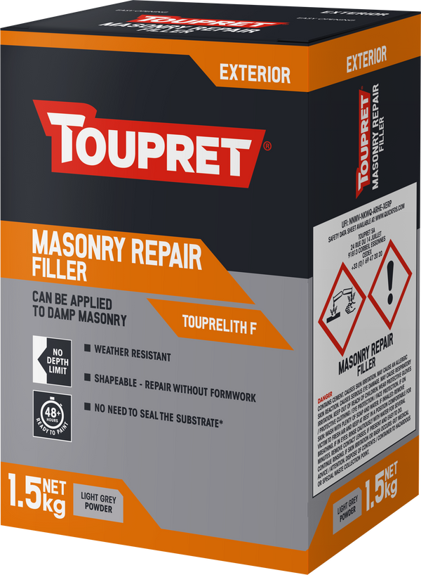 Toupret Masonry Repair Filler (Touprelith F) 1.5kg
