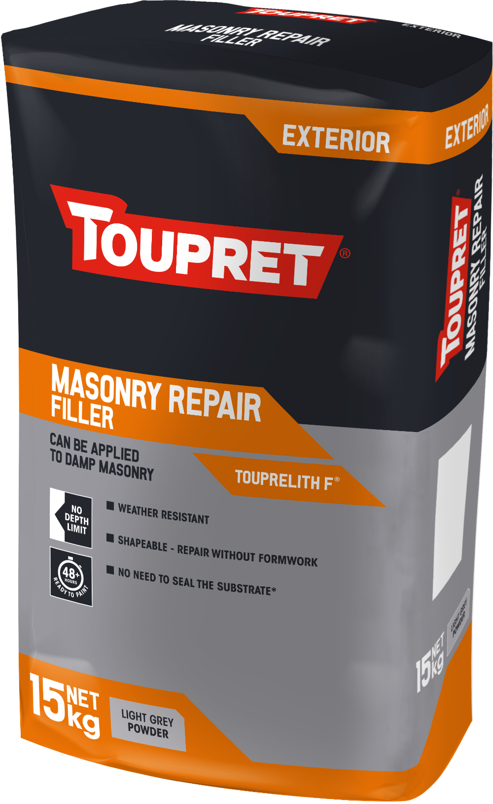 Toupret Masonry Repair Filler (Touprelith F) 15kg