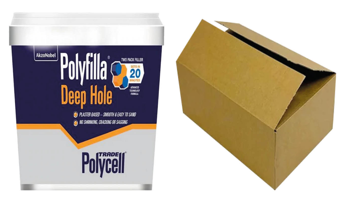 Polycell Trade Deep Hole Polyfilla 1kg (Box of 6)