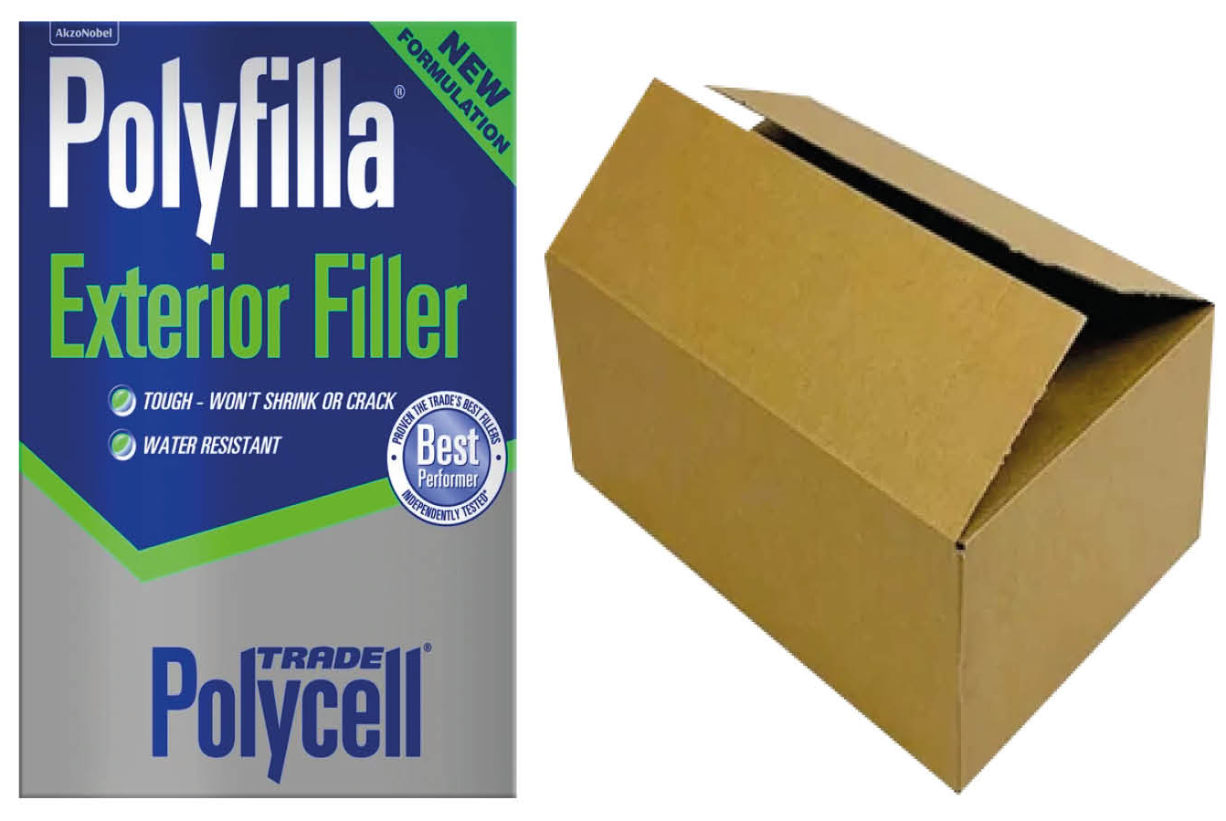 Polycell Trade Polyfilla Exterior Filler 2kg (Box of 6)