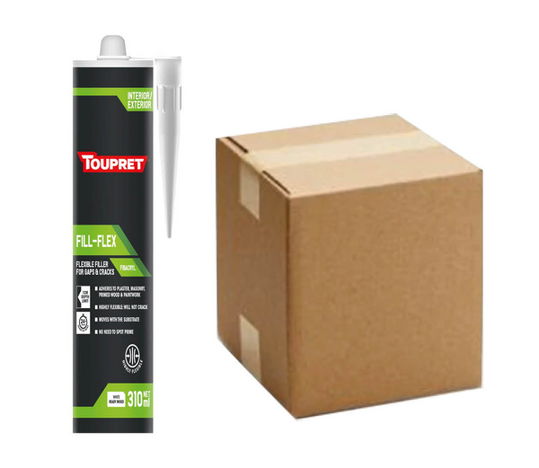 Toupret Fill-Flex (Fibacryl, Ready Mixed, Int/Ext) 310ml (Box of 12)