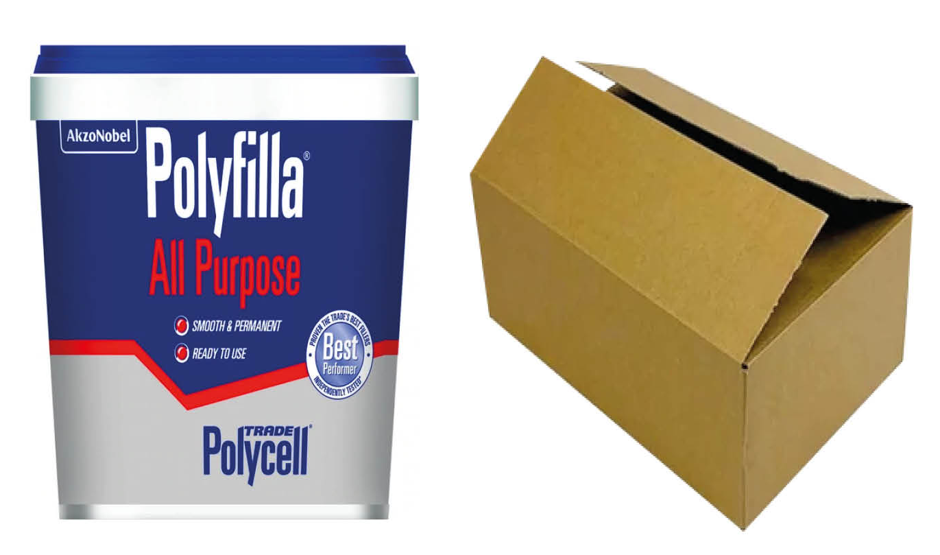 Polycell Trade Polyfilla All-Purpose Ready Mixed Filler White (Box Quantity)