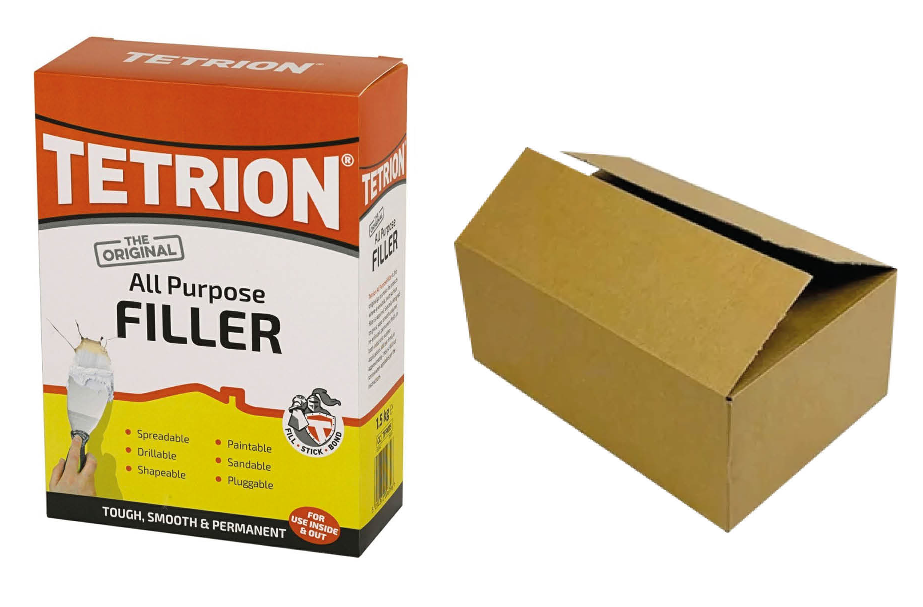 Tetrion All Purpose Powder Filler White 1.5kg (Box of 8)