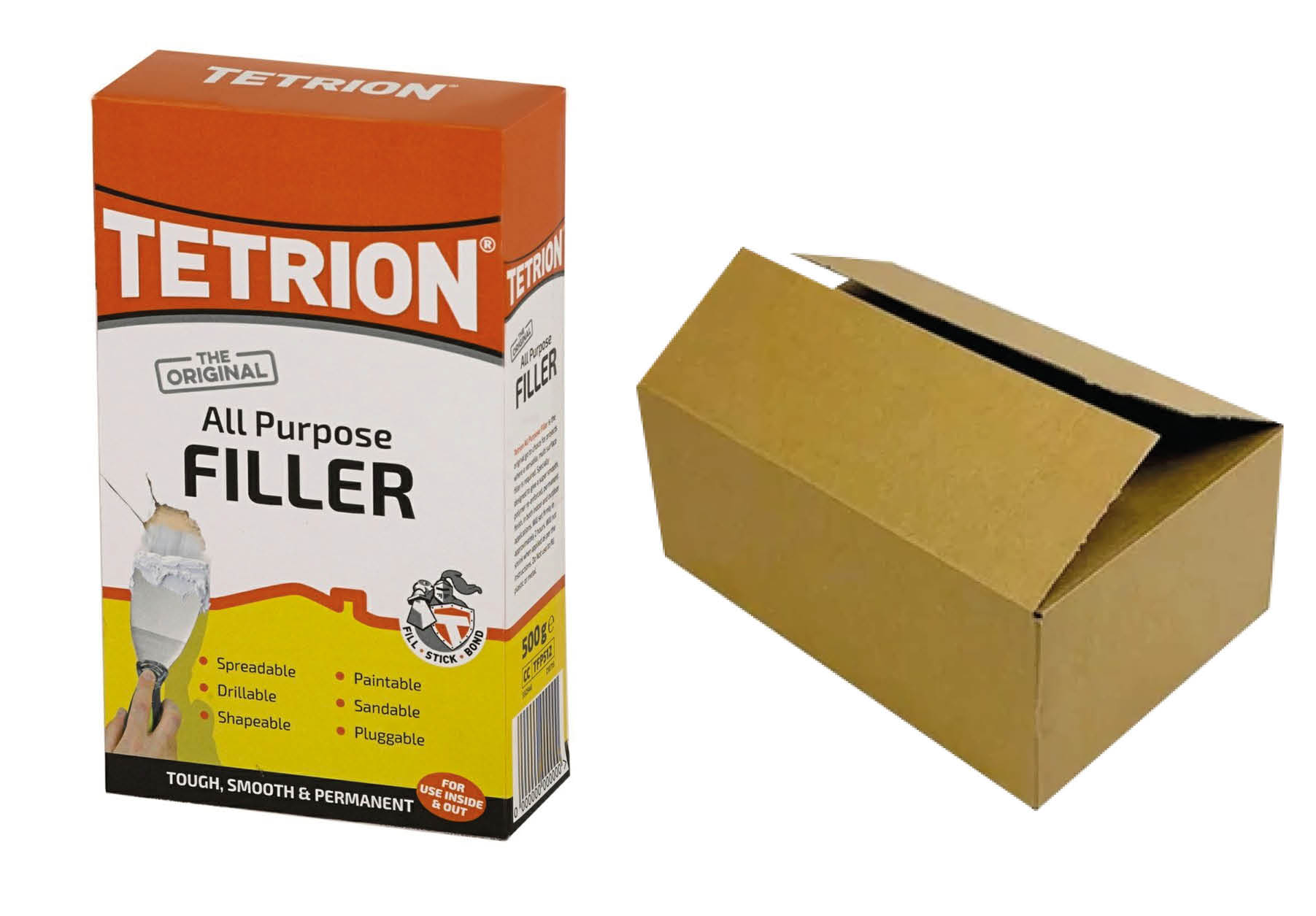 Tetrion All Purpose Powder Filler White 500g (Box of 12)