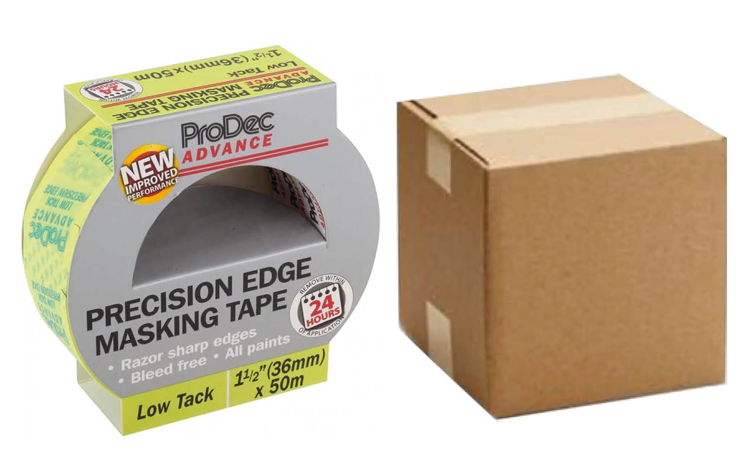 Prodec Advance Precision Edge Low Tack Masking Tape (Boxes)