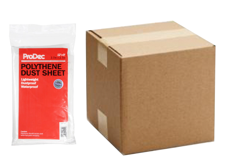 ProDec Polythene Dust Sheets - Box of 20