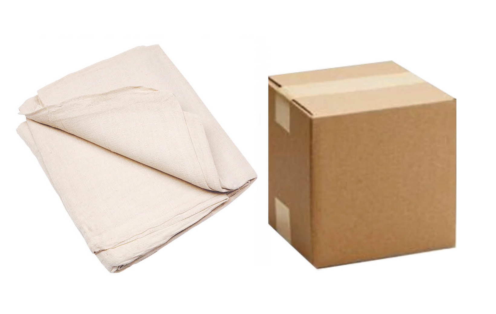 Cotton Twill Dust Sheets 12ft x 9ft  (Box of 12)