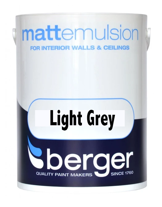 Berger Matt Emulsion Light Grey