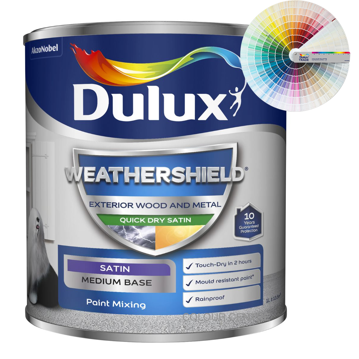 Dulux Retail Weathershield Exterior Satin Tinted 1L