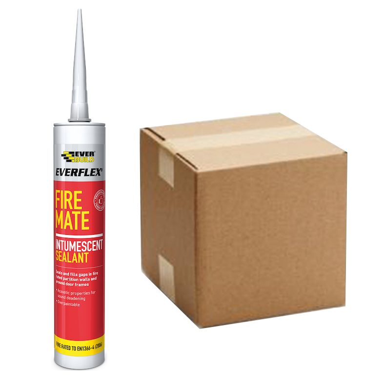 Everbuild Fire Mate Intumescent Sealant White 295ml (Box of 25)